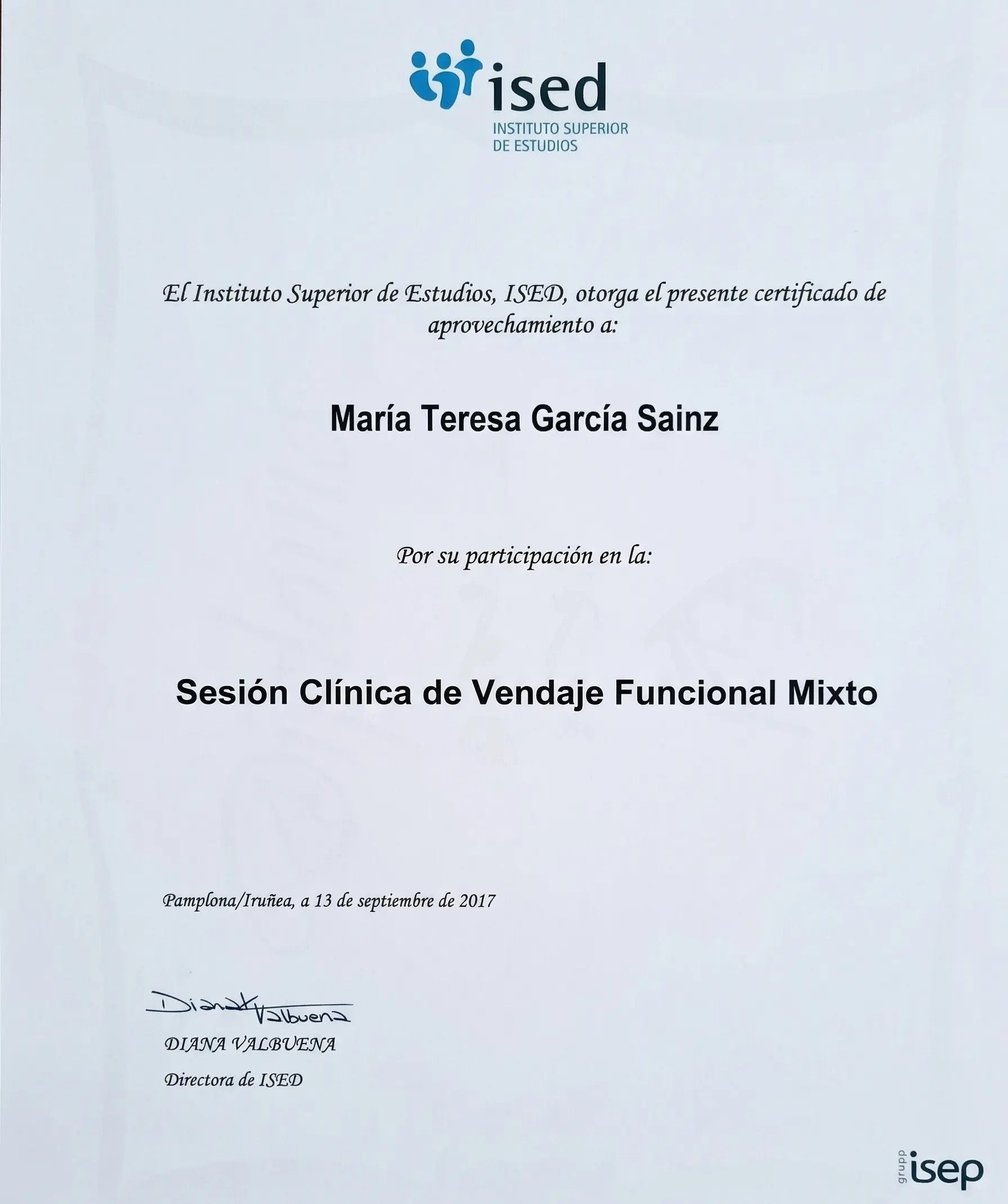 Vendaje Funcional Mixto