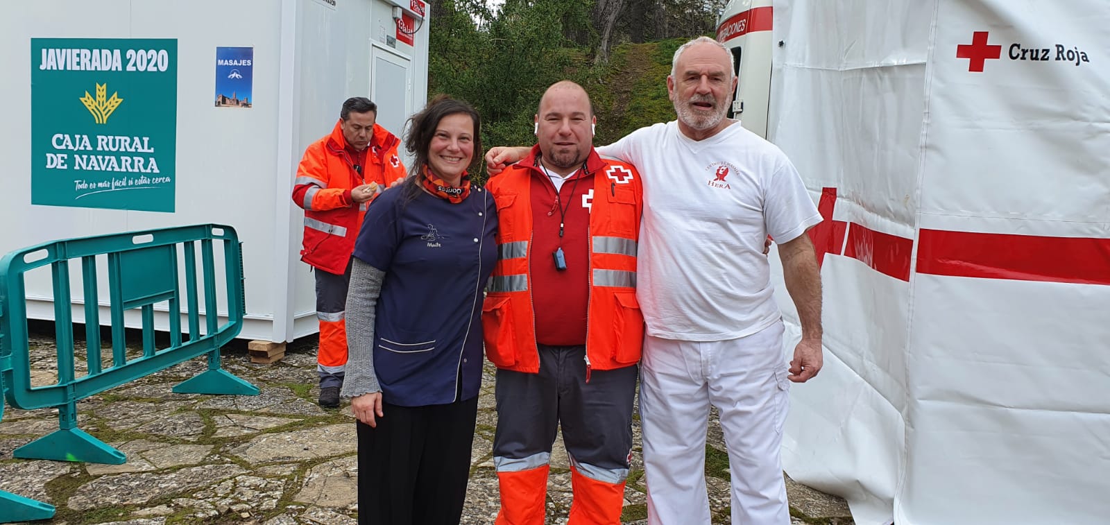 Javierada 2020 con Cruz Roja